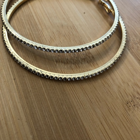 Rhinestone hoops - Picture 2 of 4
